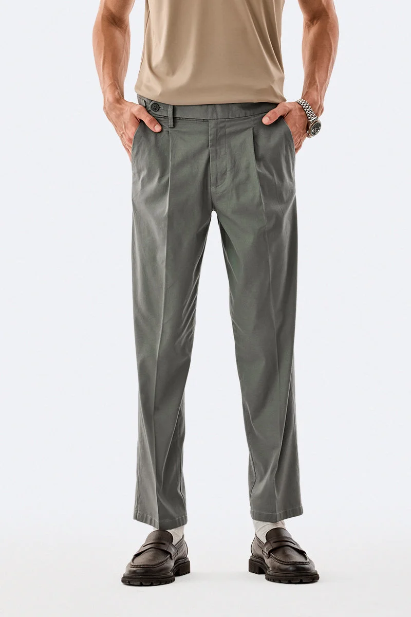 SNITCH Slim Fit Stretch Trousers